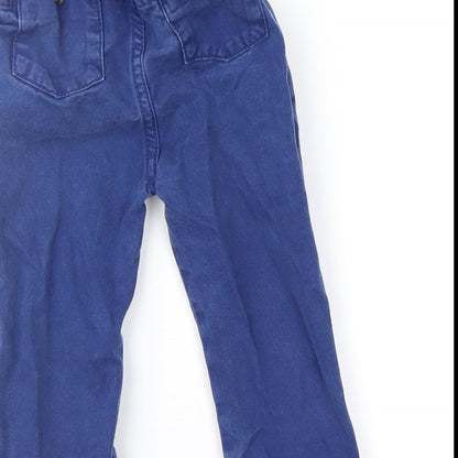 Mini Club Baby Blue   Cargo Trousers Size 9-12 Months
