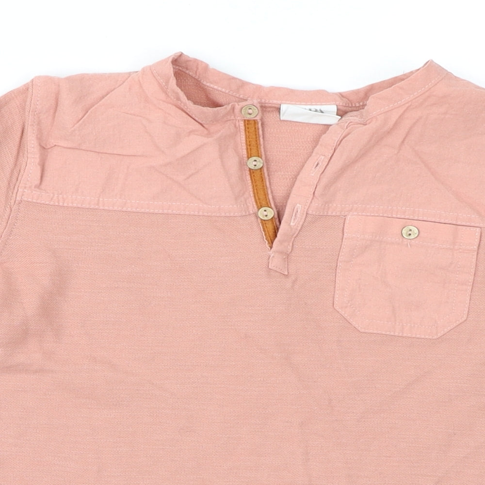 Zara Boys Brown   Basic T-Shirt Size 8 Years