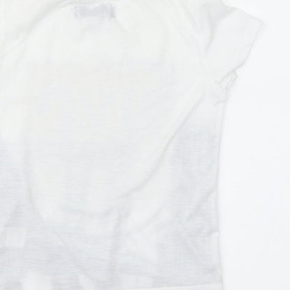 Matalan Boys White   Basic T-Shirt Size 4 Years