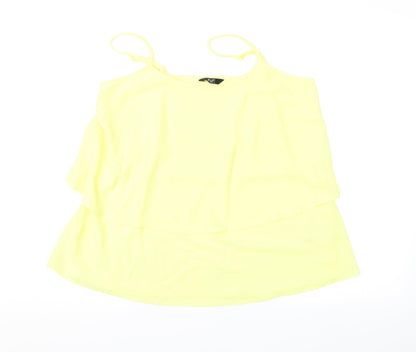 F&F Womens Yellow   Camisole Blouse Size 12