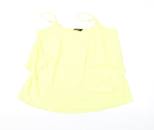 F&F Womens Yellow   Camisole Blouse Size 12