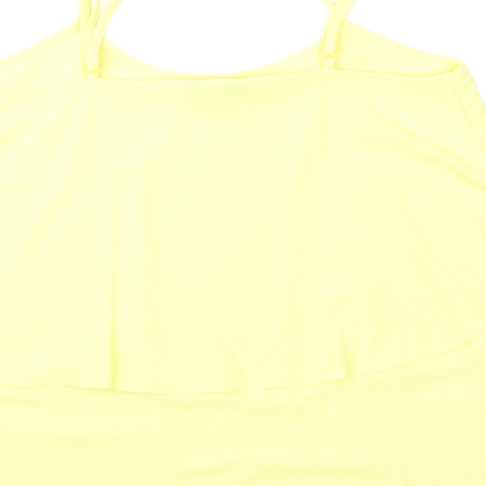 F&F Womens Yellow   Camisole Blouse Size 12