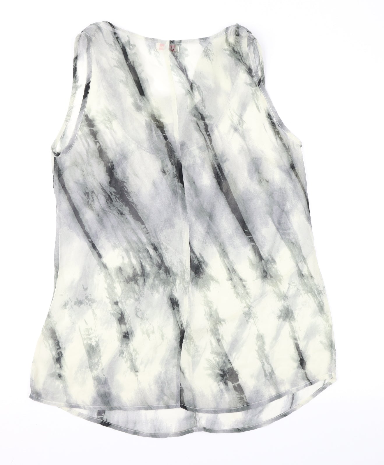 Miss Selfridge Womens Green Geometric  Basic Blouse Size 14