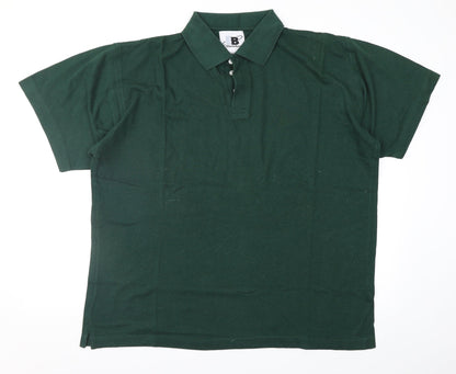 Elliette Barns Mens Green    Polo Size XL