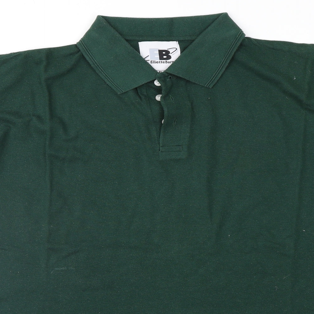 Elliette Barns Mens Green    Polo Size XL