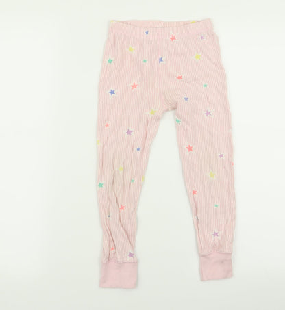NEXT Girls Pink Striped  Cami Pyjama Pants Size 4-5 Years