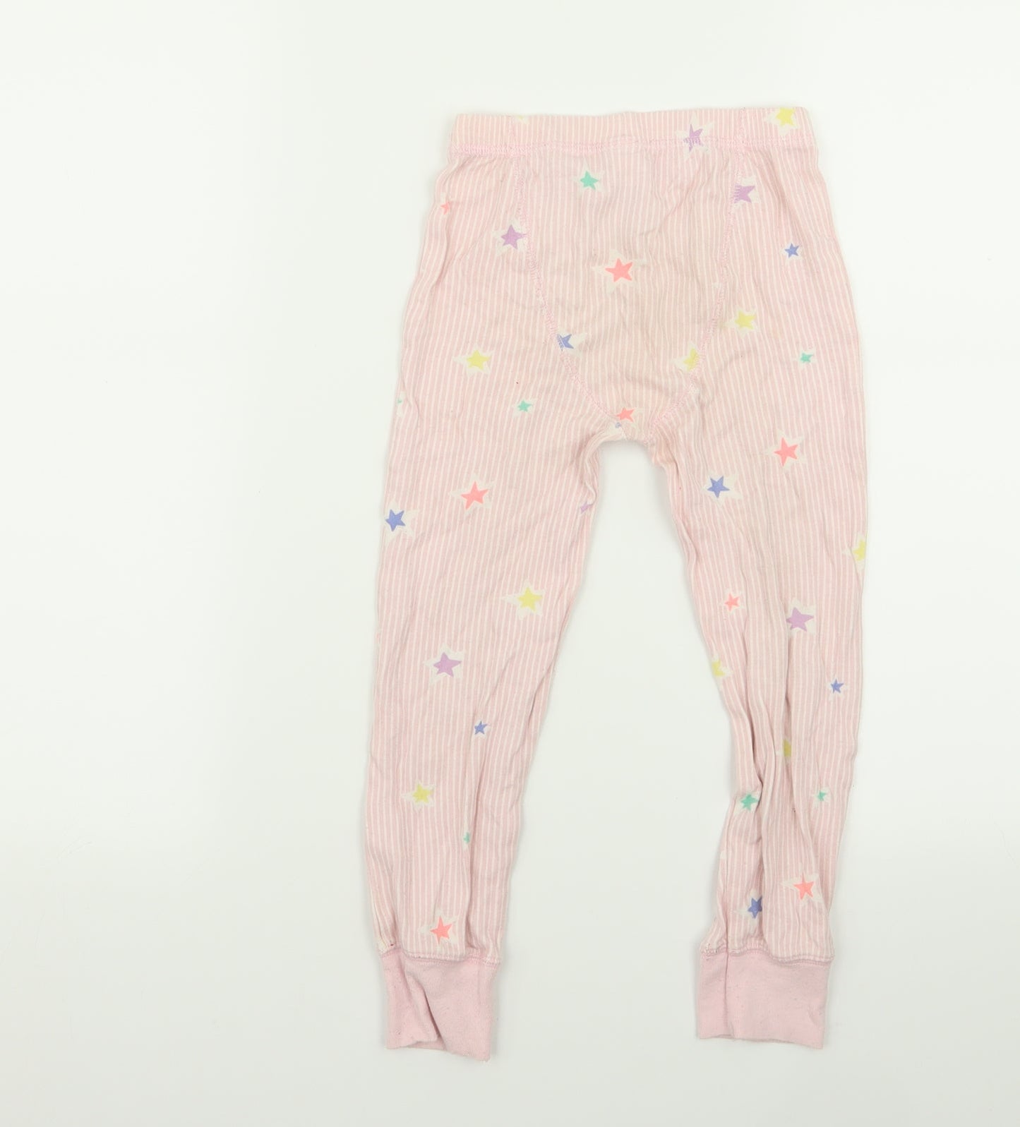 NEXT Girls Pink Striped  Cami Pyjama Pants Size 4-5 Years