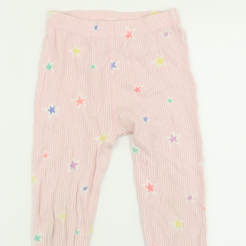 NEXT Girls Pink Striped  Cami Pyjama Pants Size 4-5 Years