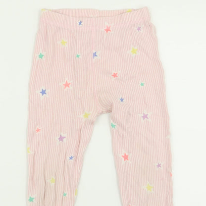 NEXT Girls Pink Striped  Cami Pyjama Pants Size 4-5 Years