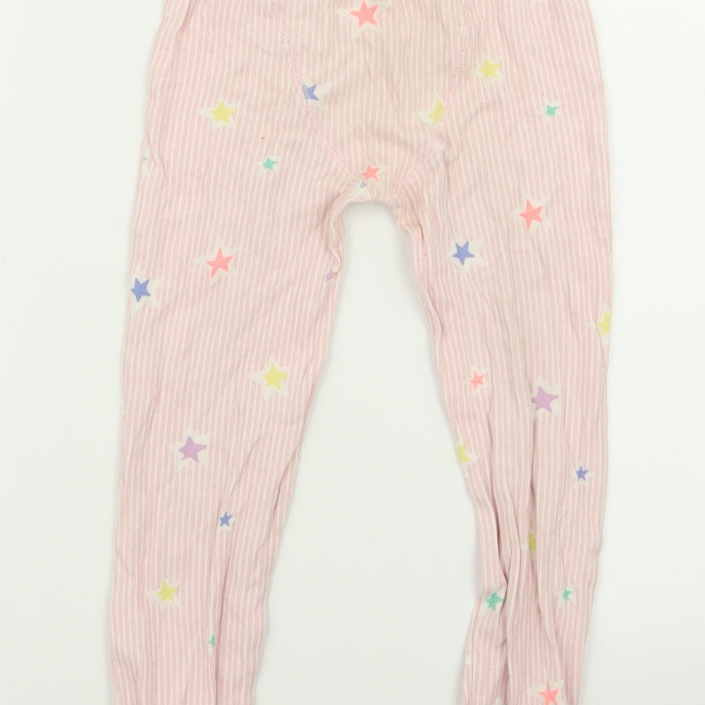 NEXT Girls Pink Striped  Cami Pyjama Pants Size 4-5 Years