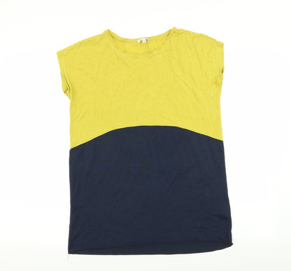 Womens UK Size 6 River Island Multicoloured Basic T-Shirt