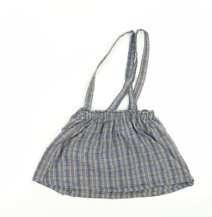 NEXT Girls Multicoloured Check  Fit & Flare  Size 4-5 Years