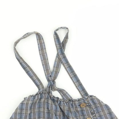 NEXT Girls Multicoloured Check  Fit & Flare  Size 4-5 Years