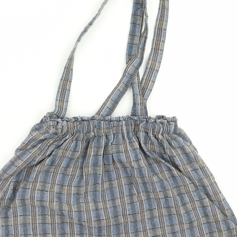 NEXT Girls Multicoloured Check  Fit & Flare  Size 4-5 Years