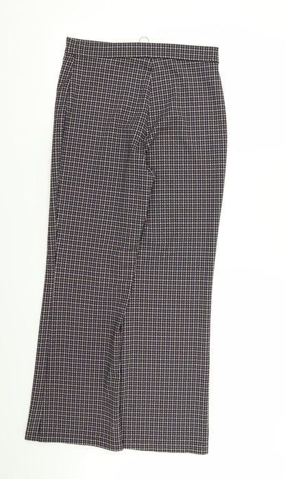 Preworn Womens Multicoloured Houndstooth  Trousers  Size 28 in L28 in