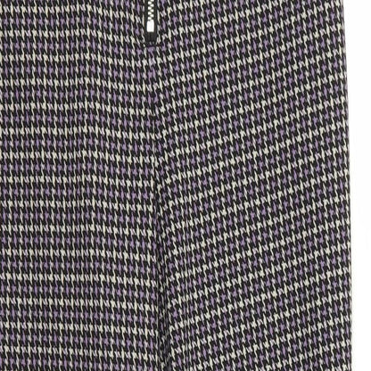 Preworn Womens Multicoloured Houndstooth  Trousers  Size 28 in L28 in