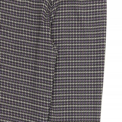 Preworn Womens Multicoloured Houndstooth  Trousers  Size 28 in L28 in
