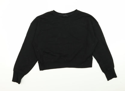 Womens UK Size 10 New Look Black Pullover Jumper