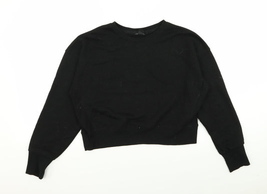 Womens UK Size 10 New Look Black Pullover Jumper