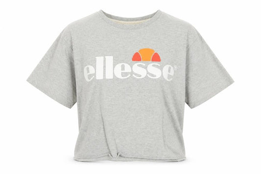 Womens UK Size S ellesse Grey Basic T-Shirt