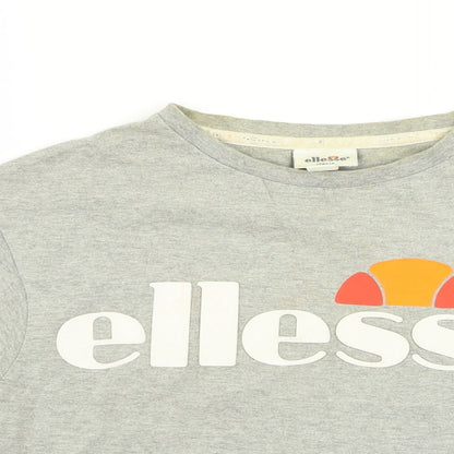 ellesse Womens Grey   Basic T-Shirt Size S