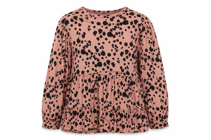 New Look Womens Pink Animal Print  Basic Blouse Size 12