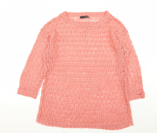 Primark Womens Pink   Pullover Jumper Size 10