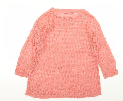 Primark Womens Pink   Pullover Jumper Size 10