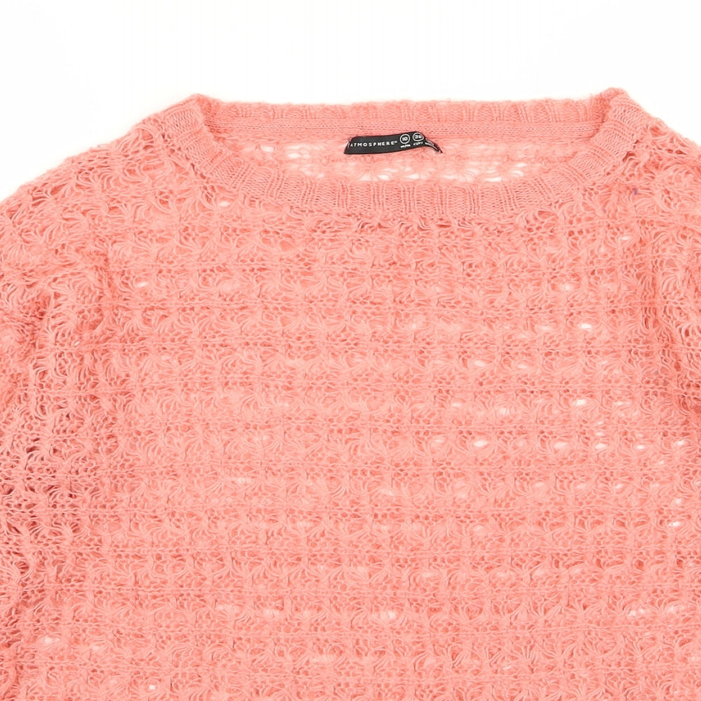 Primark Womens Pink   Pullover Jumper Size 10