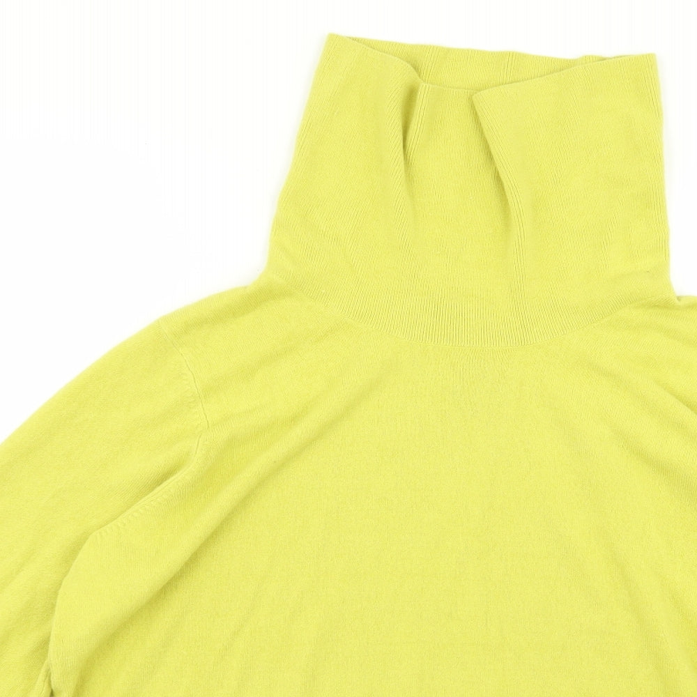 Womens UK Size 16 Bonmarché Yellow Pullover Jumper
