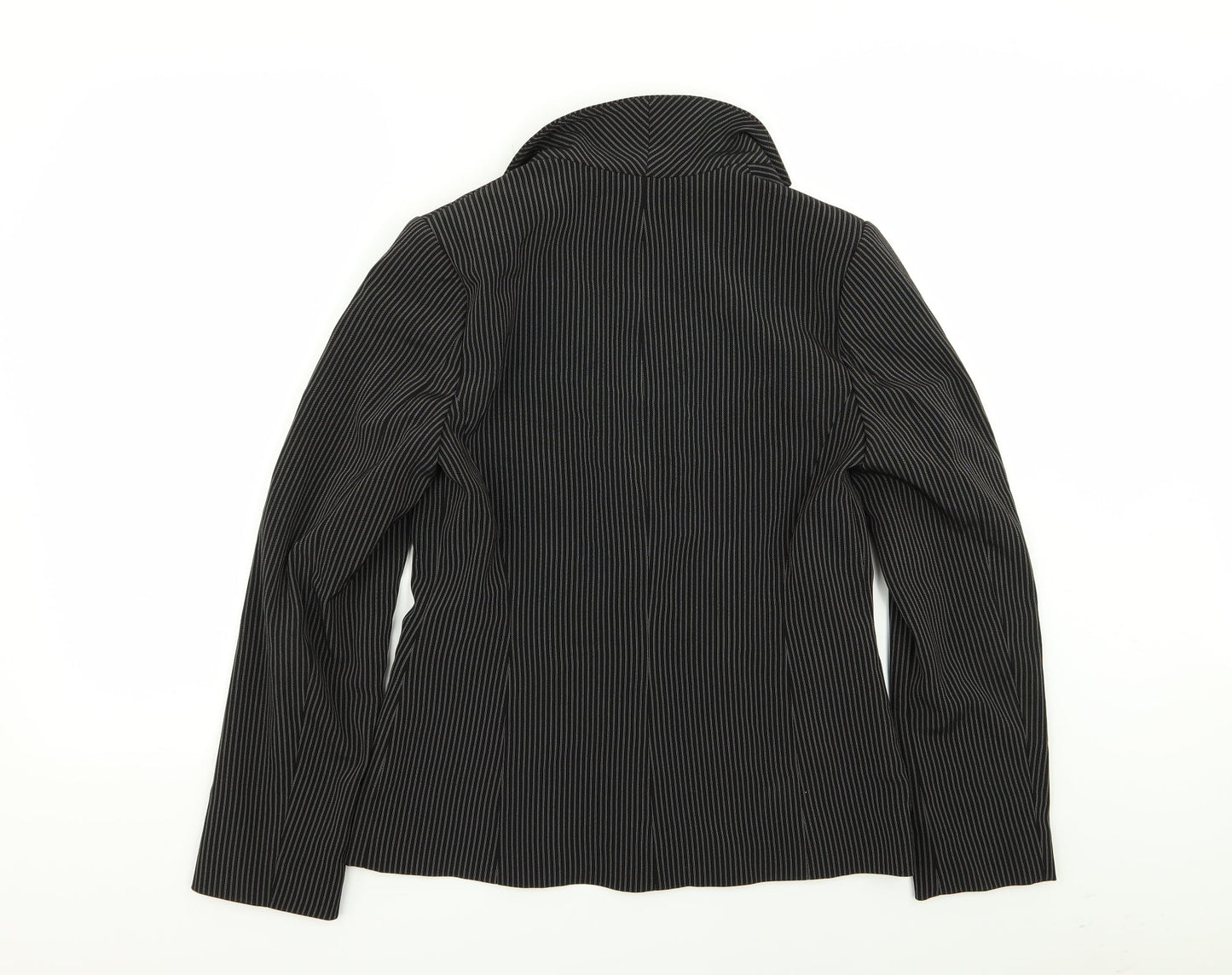 Dorothy Perkins Womens Black Striped  Jacket Blazer Size 10