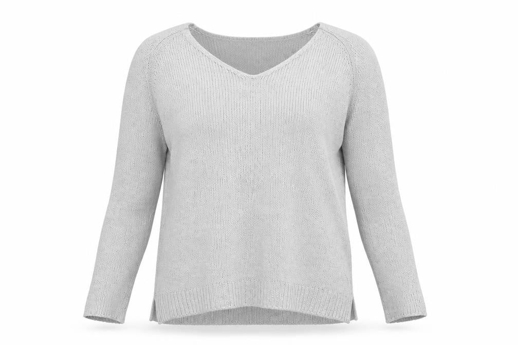 Womens UK Size L Papaya Grey Pullover Jumper