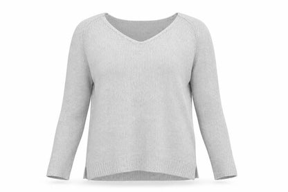 Womens UK Size L Papaya Grey Pullover Jumper