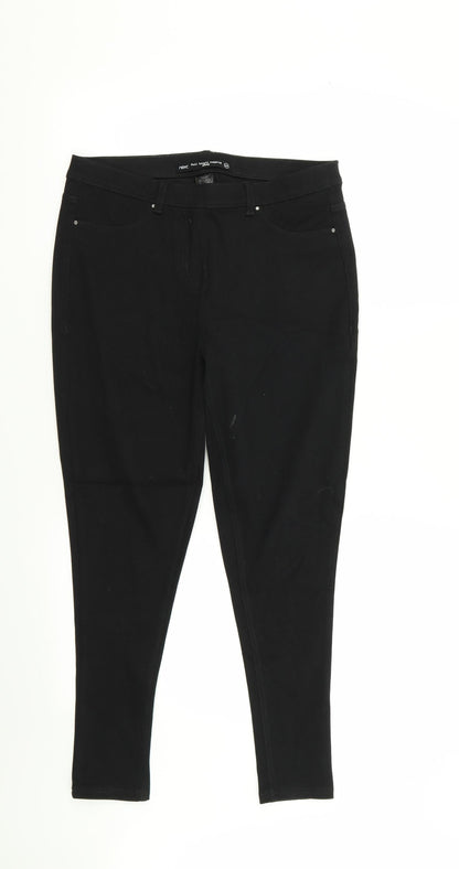 NEXT Womens Black   Jegging Jeans Size 12 L25 in