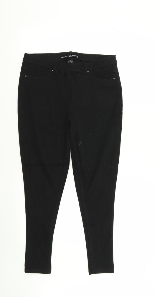 NEXT Womens Black   Jegging Jeans Size 12 L25 in