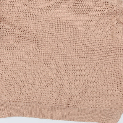 Womens UK Size M Peacocks Pink Pullover Jumper