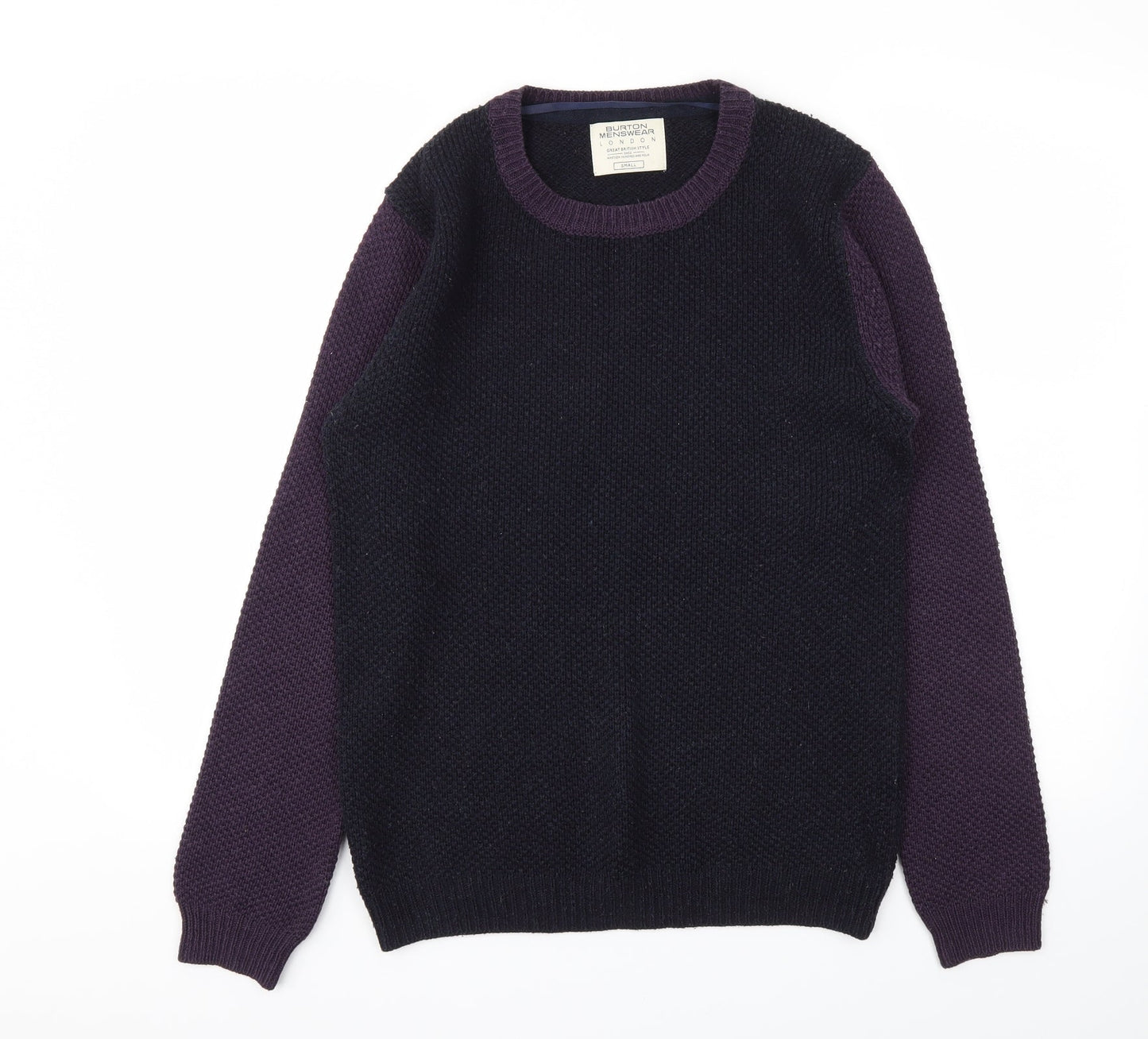 Mens UK Size S Burton Blue Pullover Sweatshirt
