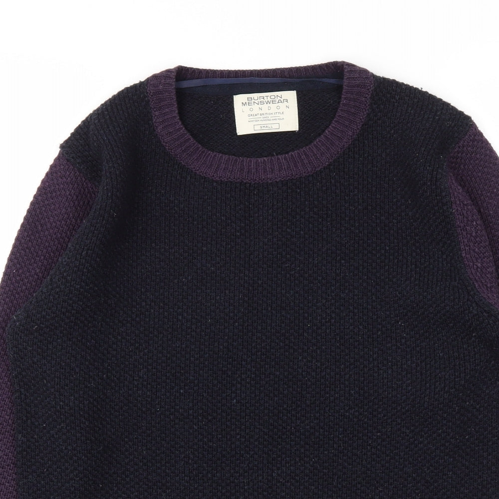 Mens UK Size S Burton Blue Pullover Sweatshirt