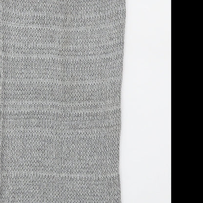 Missguided Womens Grey   A-Line Skirt Size 6  - Stretch waistband