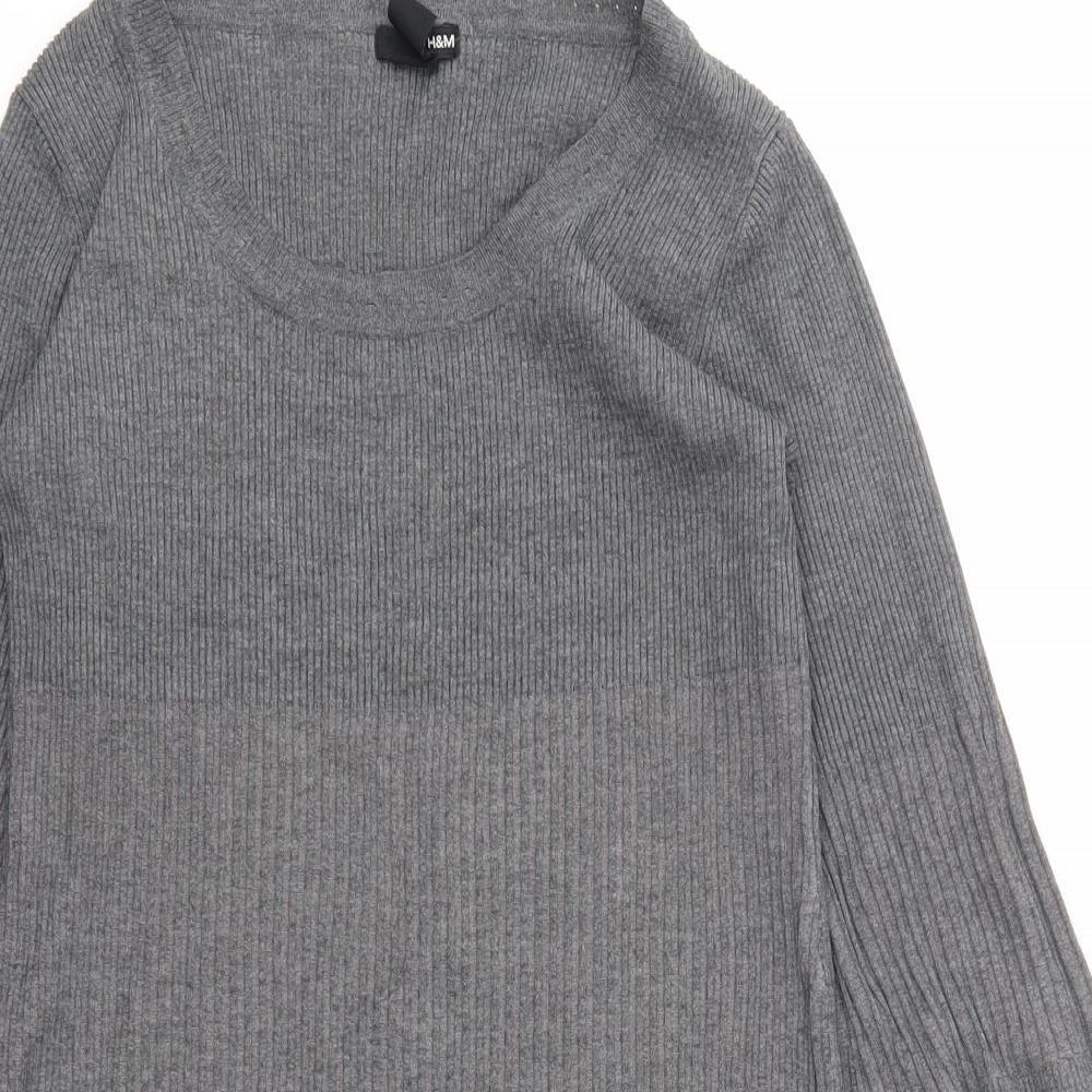 H&M Womens Grey   Fit & Flare  Size S