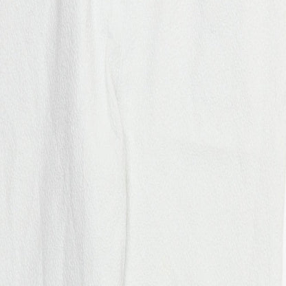 W Womens White   Trousers  Size 10 L28 in
