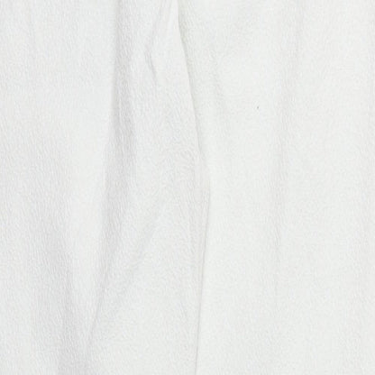W Womens White   Trousers  Size 10 L28 in