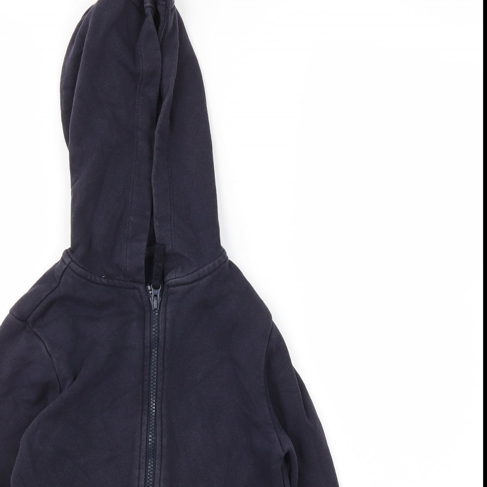 F&F Boys Blue   Full Zip Hoodie Size 9-10 Years