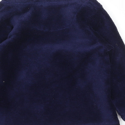Chill Out Girls Blue Animal Print  Basic T-Shirt Size 2-3 Years