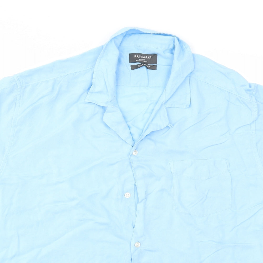 Primark Mens Blue    T-Shirt Size L