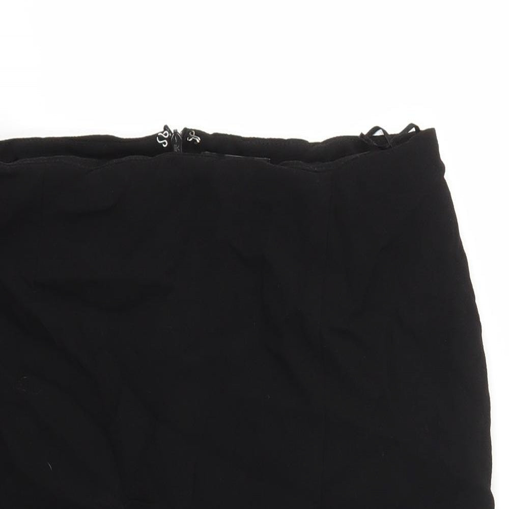 SF Womens Black   A-Line Skirt Size 14