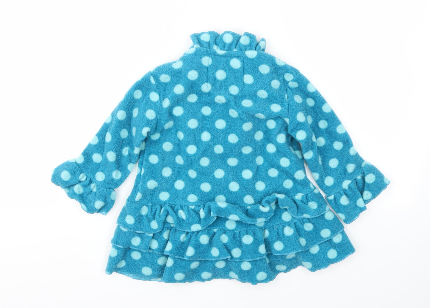 Weatherproof Girls Blue Polka Dot  Basic Jacket Jacket Size 18 Months