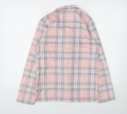 Preworn Womens Pink Check  Top Pyjama Top Size 8