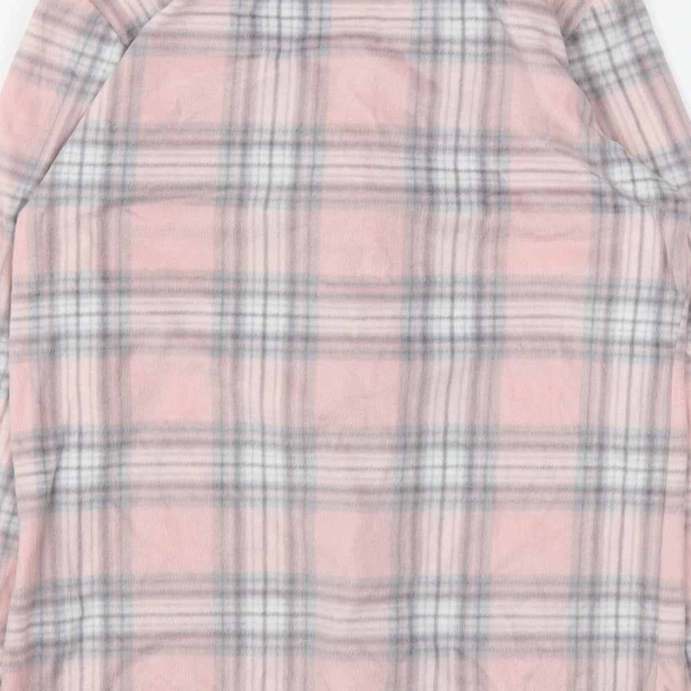 Preworn Womens Pink Check  Top Pyjama Top Size 8