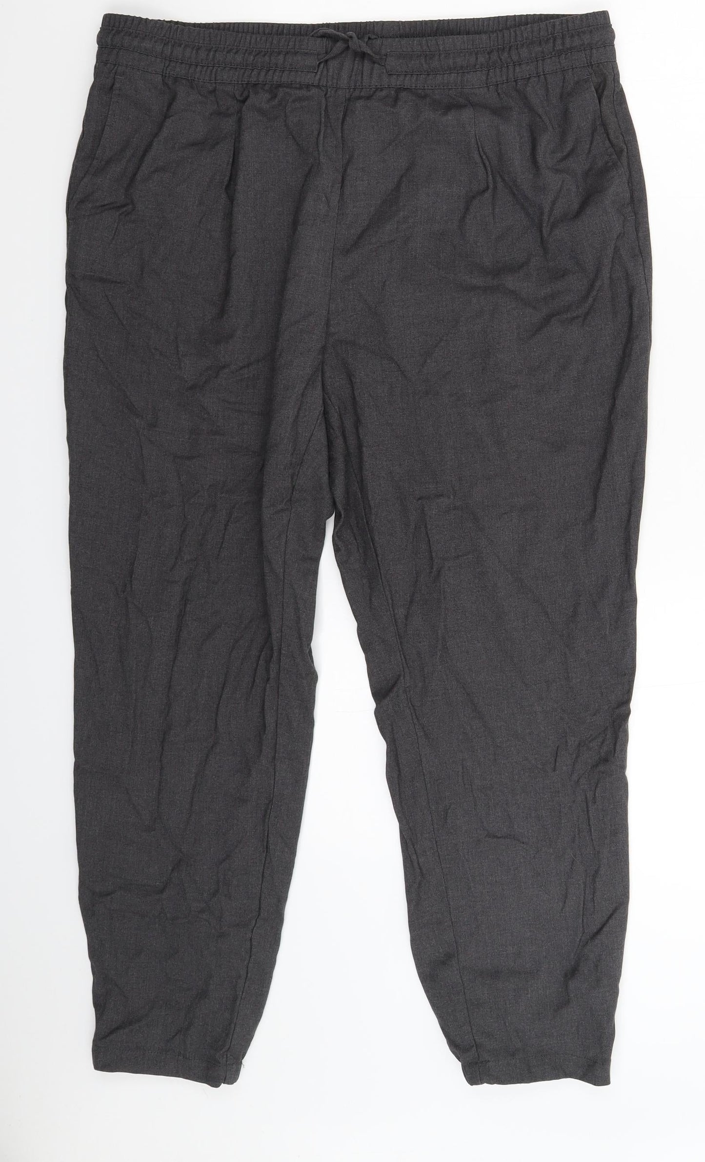 Womens UK Size 40 in Preworn Extra-Slim Fit  Green Trousers